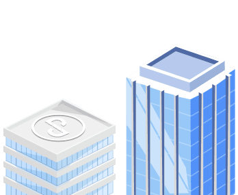 Modern office buildings illustration